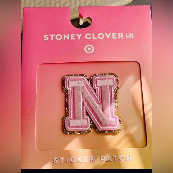 STONEY CLOVER LANE x TARGET LETTER STICKER PATCH Letter- N,  Preppy style - Picture 7 of 15